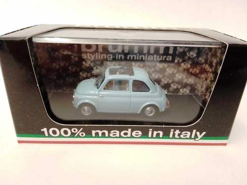 Brumm fiat 500d aperta azzurro - 500d,