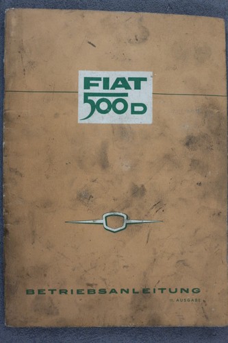 Fiat 500 manuale uso - d,